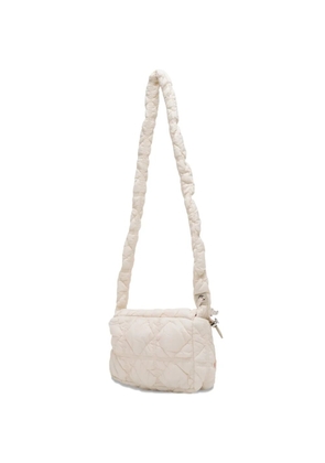 CARLYN Luke quilted cross body bag - Neutrals