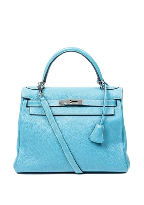 Hermès Pre-Owned 2005 Kelly Retourne 28 leather tote bag - Blue
