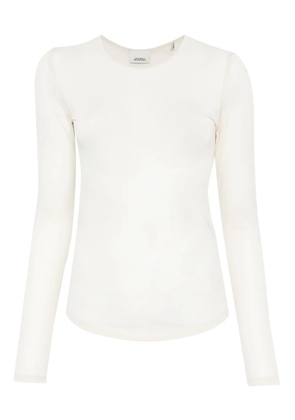 ISABEL MARANT Gaelle long-sleeve top - Neutrals