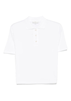 Vince cotton polo top - White