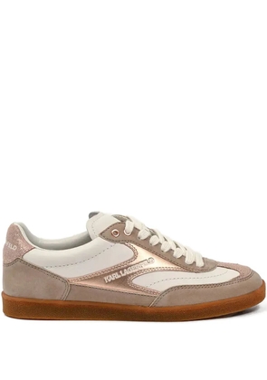 Karl Lagerfeld Kandidate leather sneakers - Neutrals