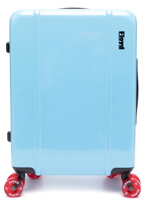 Floyd logo-print high-shine cabin suitcase - Blue