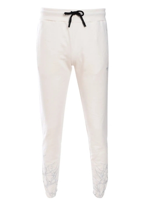 PHOBIA lightning-embroidered track pants - White