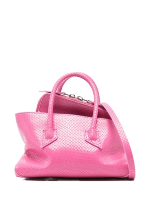 The Attico leather tote bag - Pink