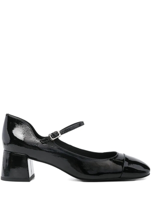 Bibi Lou 50mm leather heeled pumps - Black