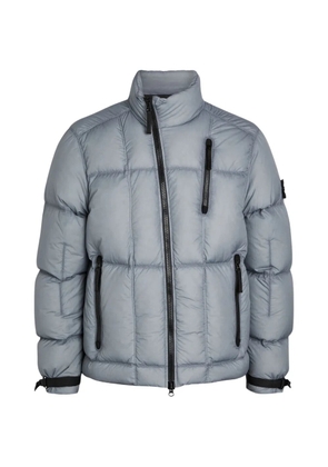 Stone Island zip quilted jacket - Grey