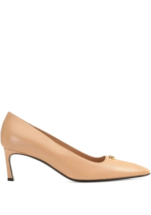 Sergio Rossi 60mm Surge leather pumps - Neutrals
