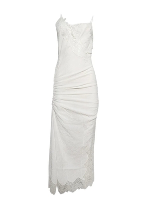 Christopher Esber lace-insert cami dress - White