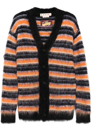 Marni striped cardigan - Black