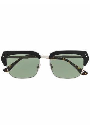 Marni Eyewear debossed logo sunglasses - Silver