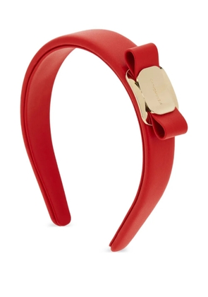 Ferragamo vara plate bow headband - Red