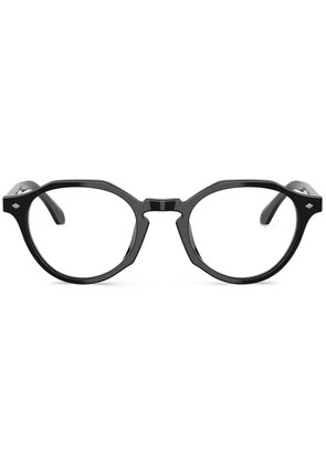 Giorgio Armani round-frame glasses - Black