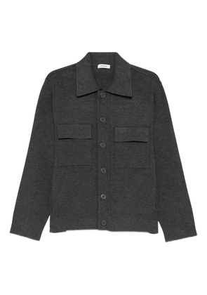 SANDRO buttoned pocket cardigan - Grey