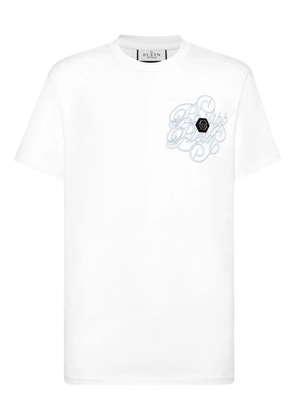Philipp Plein Plein Coursive-print T-shirt - White
