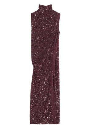 Lanvin sequinned dress - Red