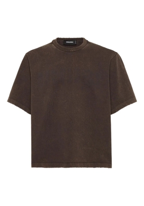 DSQUARED2 Raw Edge T-shirt - Brown