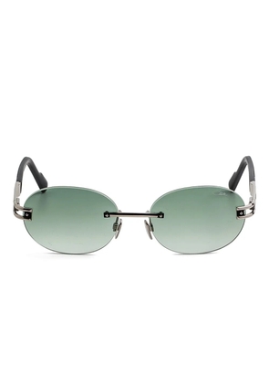 Cazal oval-frame sunglasses - Silver