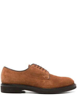 Scarosso Harry Snuff suede Derby shoes - Brown