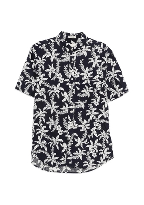 Gant floral-print short-sleeve shirt - Black