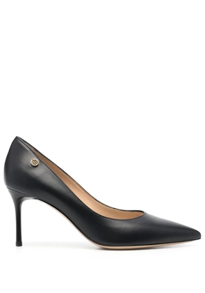 Baldinini pointed-toe leather pumps - Black