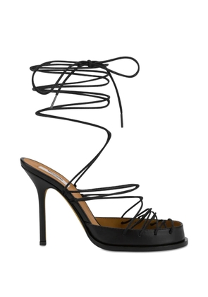 Moschino lace-up sandals - Black