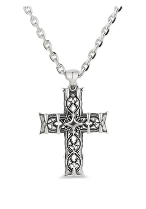 Emanuele Bicocchi Notre-Dame cross necklace - Silver
