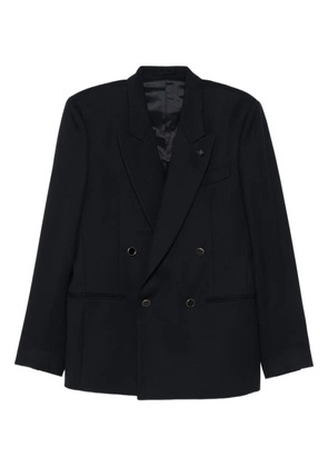 Lardini double-breasted jacket - Blue