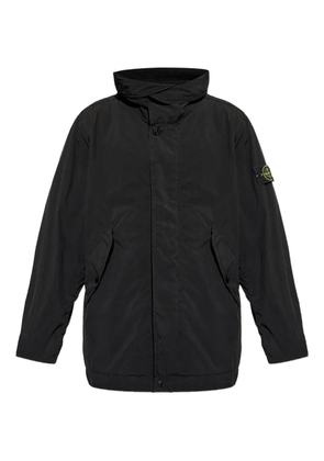 Stone Island Compass-patch parka jacket - Black