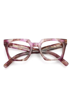 Kador square-frame glasses - Pink