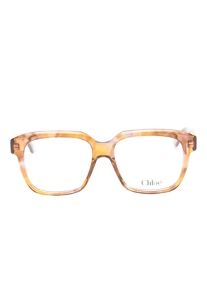 Chloé Eyewear square-frame glasses - Brown