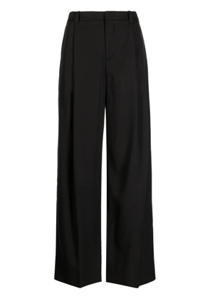 Vince pleated wide-leg trousers - Black