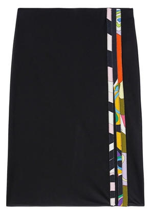PUCCI Orchidee/Iride-print pencil skirt - Black