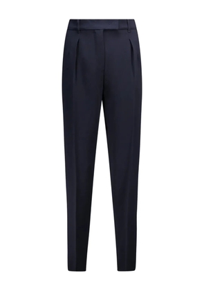 Max Mara pressed-pleats trousers - Blue