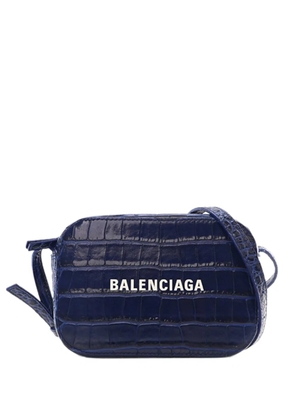 Balenciaga Pre-Owned 2010-2025 XS Embossed Leather Everyday Camera Bag crossbody bag - Blue