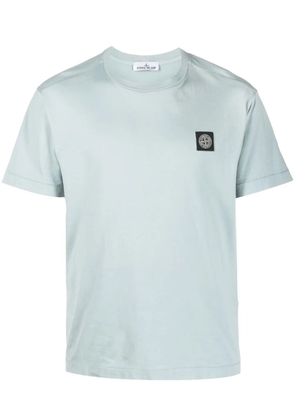 Stone Island logo-patch short-sleeve T-shirt - Blue