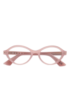 Marni Eyewear oval-frame glasses - Pink