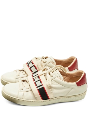 Gucci Pre-Owned Ace Stripe sneakers - Neutrals