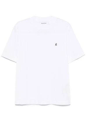 Études Studio logo-embroidered T-shirt - White