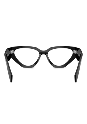 Prada Eyewear geometric-frame glasses - Black