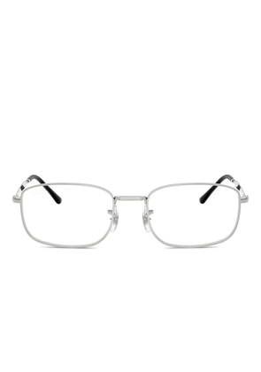 Ray-Ban RB6533 rectangular-frame glasses - Silver