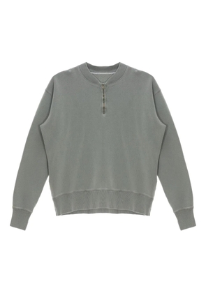 Maison Margiela half-zip sweatshirt - Grey