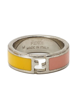 Fendi Pre-Owned The Fendista ring - Silver