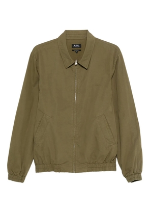 A.P.C. Gilbert zip jacket - Green