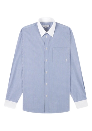 Sporty & Rich striped collared shirt - Blue