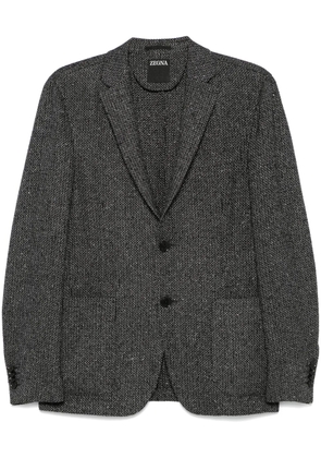 Zegna basket weave blazer - Grey