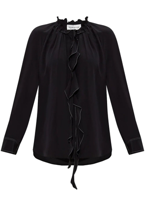 Victoria Beckham ruffle-detailing blouse - Black