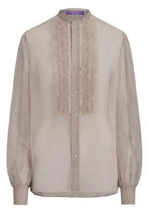 Ralph Lauren Collection silk-blend shirt - Neutrals