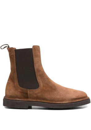 Alexander Hotto suede Chelsea boots - Brown