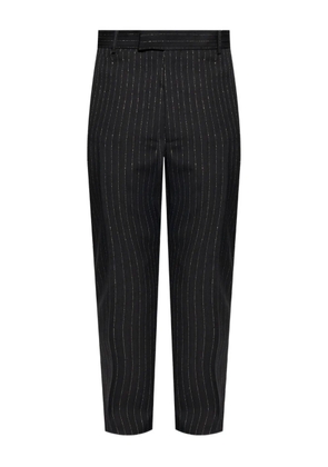 Alexander McQueen pinstripe-pattern trousers - Black
