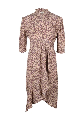 Ba&Sh floral-print midi dress - Neutrals